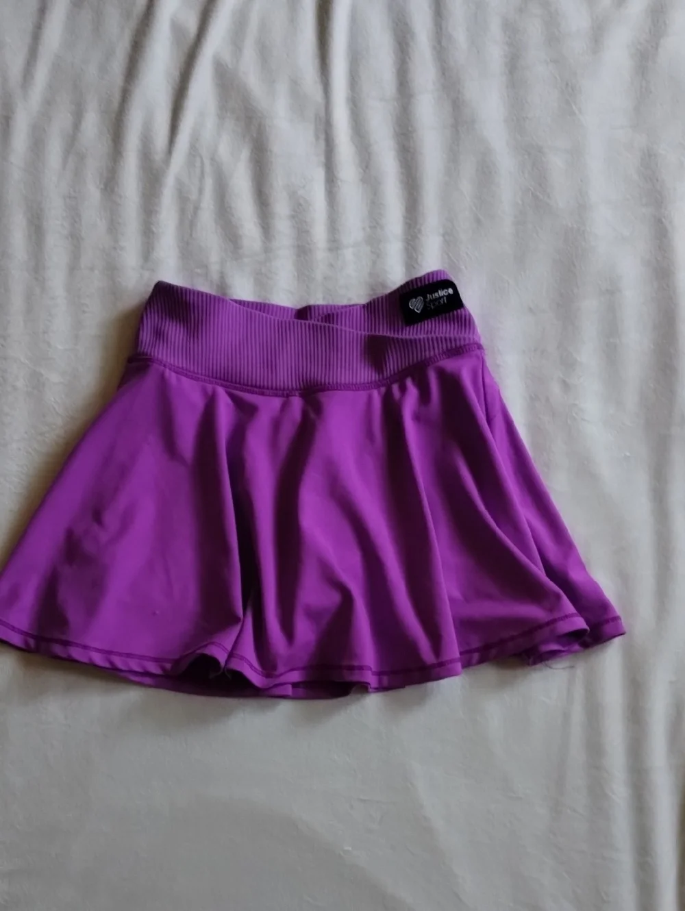 Justice Bright Purple Skater Skirt
